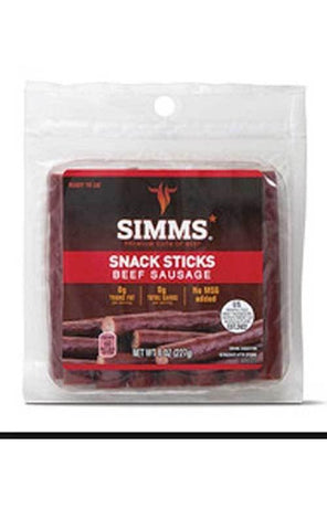 Simms Beef Sausage Snack Sticks - State Shops California