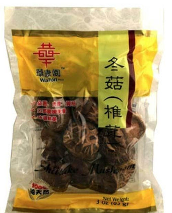 Wahon Dried Whole Shitake Mushroom, 3oz - State Shops California