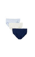 LADIES 100% COTTON COMFORT FIT SOLID 3PK - State Shops California