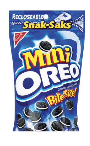 Nabisco Snak Saks Mini Oreo Cookies, 8oz - State Shops California