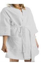 Thigh Length Waffle Weave Kimono Robe, 10oz - State Shops California